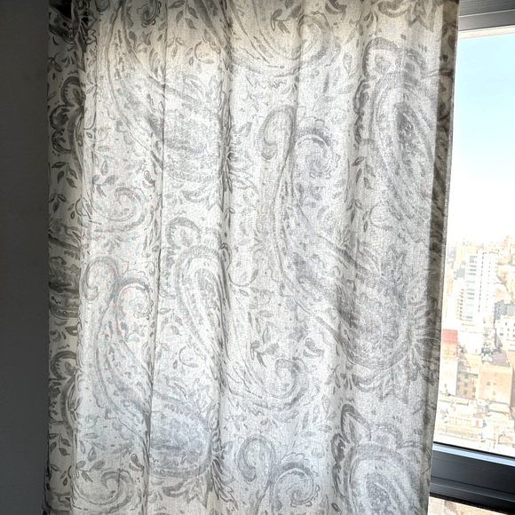 Pottery Barn Paisley Print Curtains - Picture 2 of 4